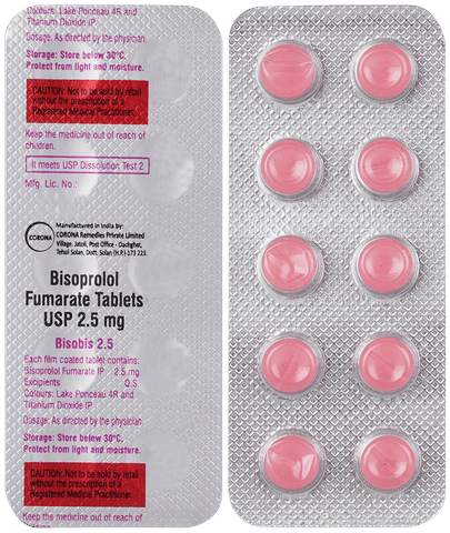 Bisobis 2.5mg Tablet