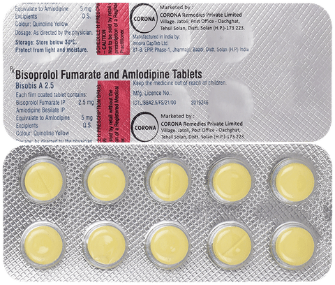 Bisobis A 5mg/2.5mg Tablet