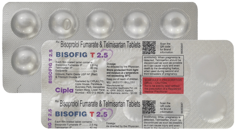 Bisofig T 2.5mg/40mg Tablet