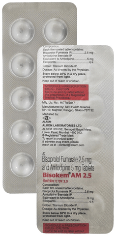 Bisokem AM 5mg/2.5mg Tablet
