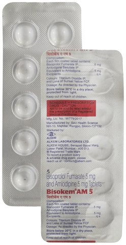 Bisokem AM 5mg/5mg Tablet