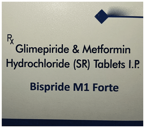 Bispride M Forte 1mg/1000mg Tablet SR
