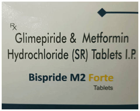 Bispride M Forte 2mg/1000mg Tablet SR