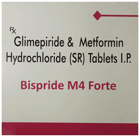 Bispride M Forte 4mg/1000mg Tablet SR