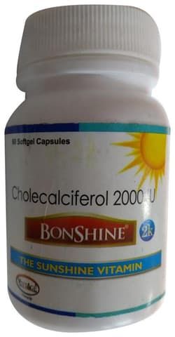 Bonshine 2000IU Soft Gelatin Capsule