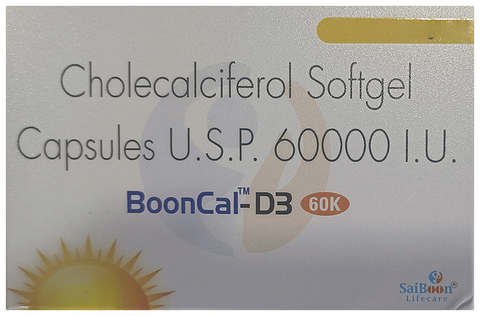 Booncal-D3 60K Softgel Capsule