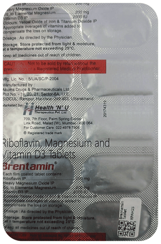Brentamin Tablet 10s