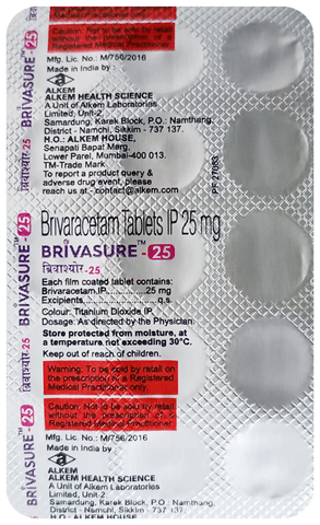 BRIVAsure 25mg Tablet