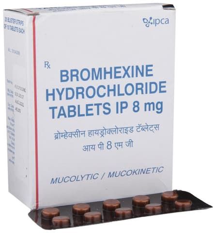 Bromhexine Hydrochloride 8mg Tablet