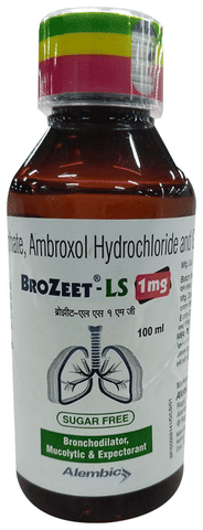 Brozeet-LS 1mg Syrup Sugar Free