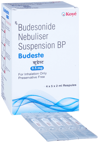 Budeste 0.5mg Respules (2ml Each)