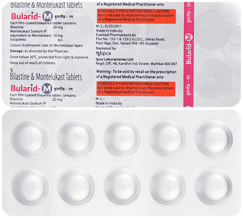 Bularid M 20mg/10mg Tablet