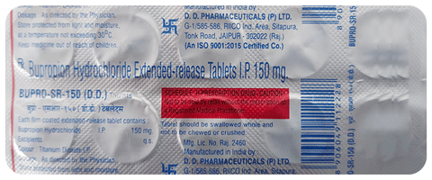 Bupro-SR 150 (D.D) Tablet