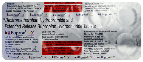 Bupron DX 105mg/45mg Tablet ER