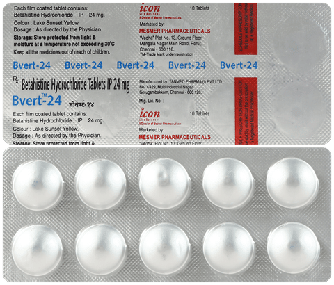 Bvert 24mg Tablet