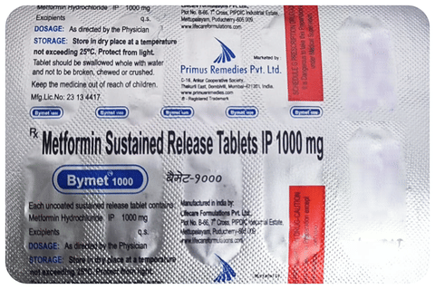 Bymet 1000 Tablet SR