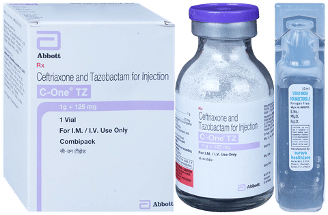 C One TZ 1000mg/125mg Injection