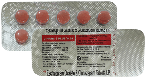 C Pram S Plus 0.25 mg/10 mg Tablet