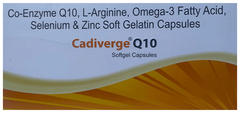 Cadiverge Q 10 Softgel Capsule
