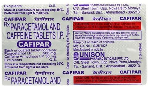 Cafipar Tablet