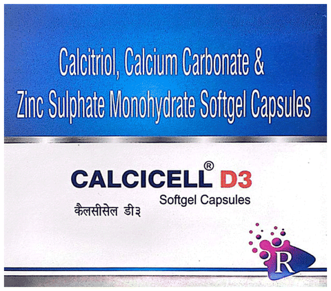 Calcicell D3 Softgel Capsule
