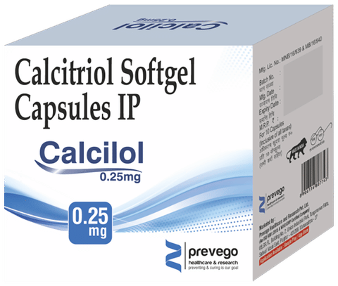 Calcilol 0.25mg Softgel Capsule