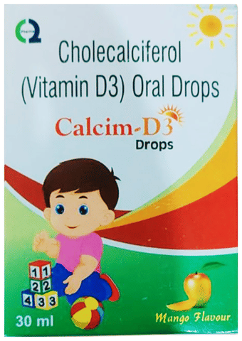 Calcim-D3 Oral Drops Mango