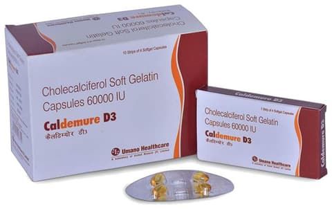 Caldemure D3 Soft Gelatin Capsule