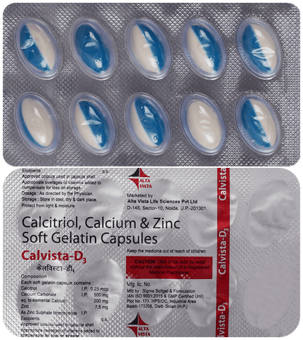 Calvista D3 Soft Gelatin Capsule