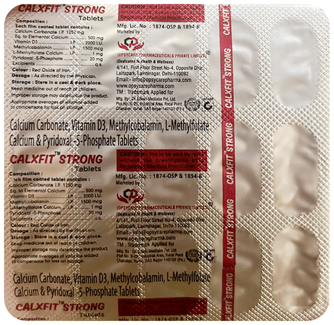 Calxfit Strong Tablet