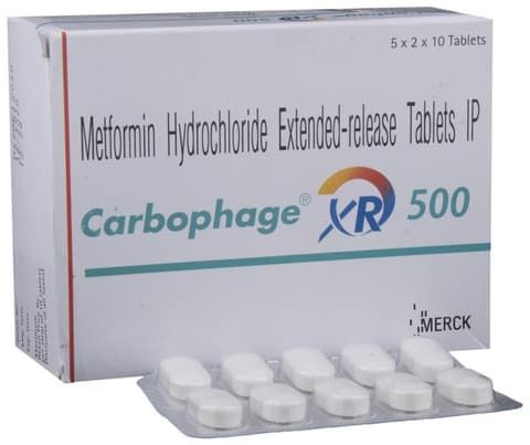 Carbophage XR 500 Tablet