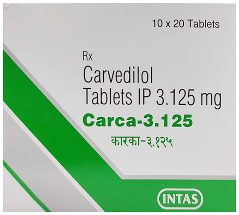 Carca 3.125mg Tablet