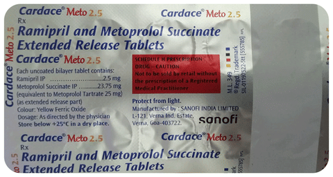 Cardace Meto 2.5 Tablet ER