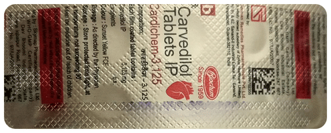 Cardichem 3.125 Tablet