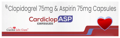Cardiclop ASP 75mg/75mg Capsule