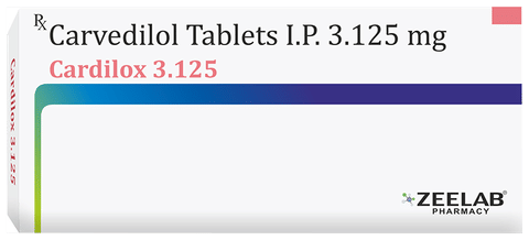 Cardilox 3.125mg Tablet
