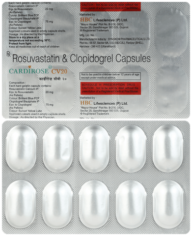Cardirose CV 20mg Capsule