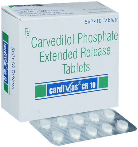 Cardivas CR 10 Tablet