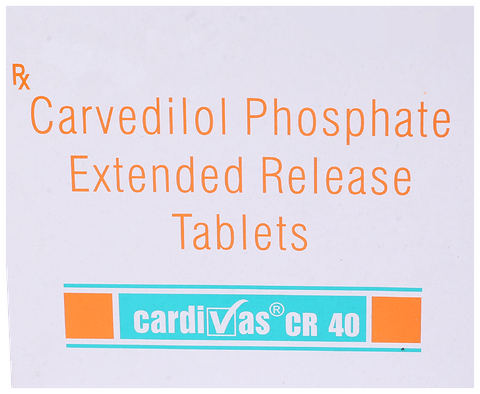 Cardivas CR 40 Tablet