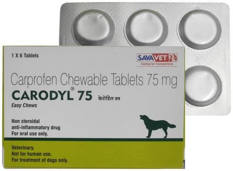 Carodyl 75 (Carprofen) Dog Tablet