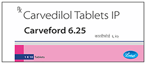 Carveford 6.25mg Tablet