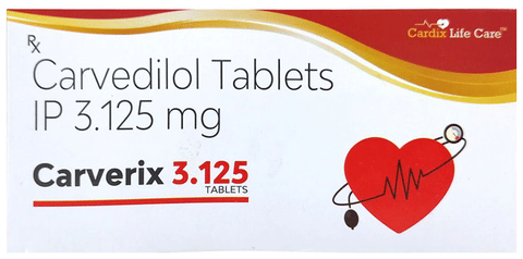 Carverix 3.125mg Tablet