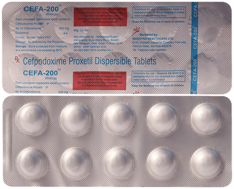Cefa 200mg Tablet