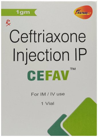 Cefav 1g Injection