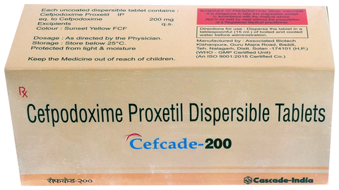Cefcade 200 Tablet