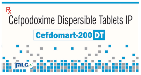 Cefdomart 200 DT Tablet