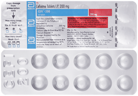 Cefi 200 Tablet
