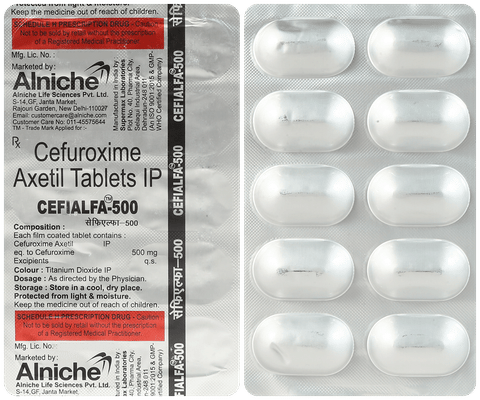 Cefialfa 500 Tablet