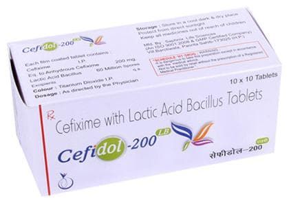 Cefidol 200 LB Tablet