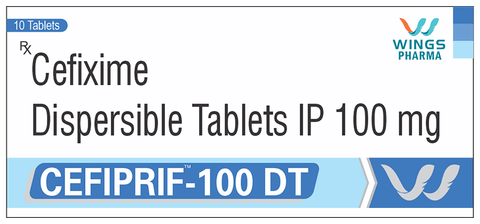 Cefiprif 100 DT Tablet